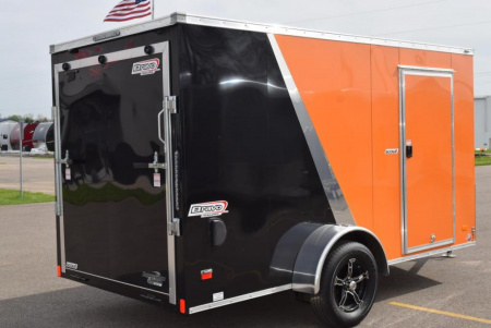 New BRAVO 6x12 SCOUT ENCLOSED MOTORCYCLE TRAILER