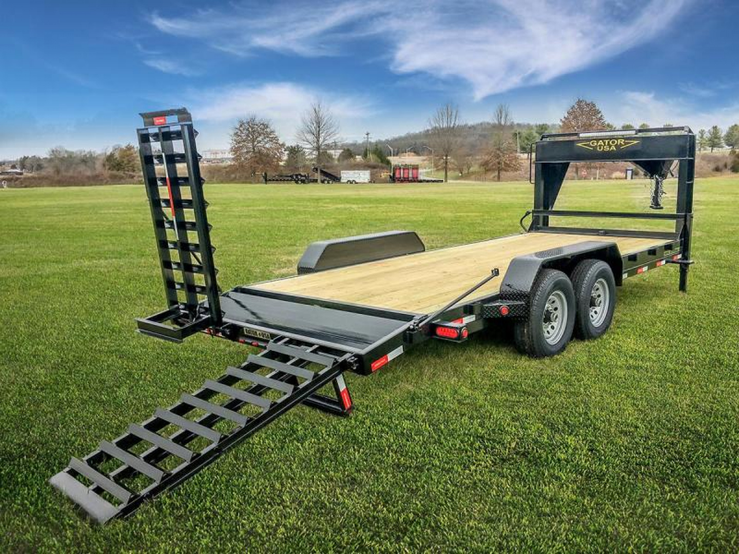 New GATORMADE 18+2 TANDEM 14K  LOW PRO GOOSENECK HEAVY EQUIPMENT TRAILER