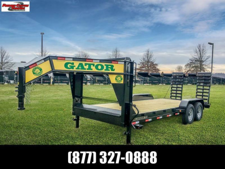 New GATORMADE 18+2 TANDEM 14K  LOW PRO GOOSENECK HEAVY EQUIPMENT TRAILER