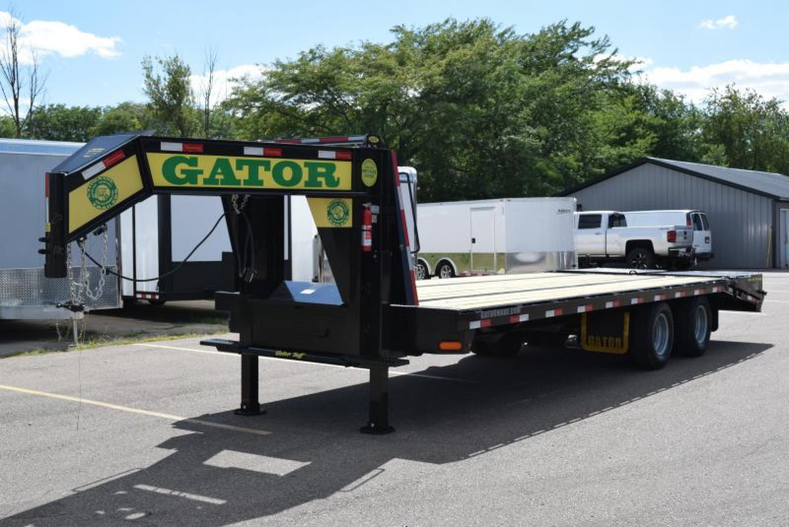 New GATORMADE 20'+5' ELITE GOOSENECK HEAVY EQUIPMENT TRAILER w/ HYDRAULIC JACKS