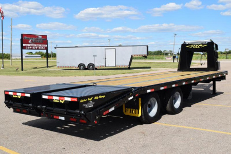 New GATORMADE 20'+5' ELITE GOOSENECK HEAVY EQUIPMENT TRAILER w/ HYDRAULIC JACKS