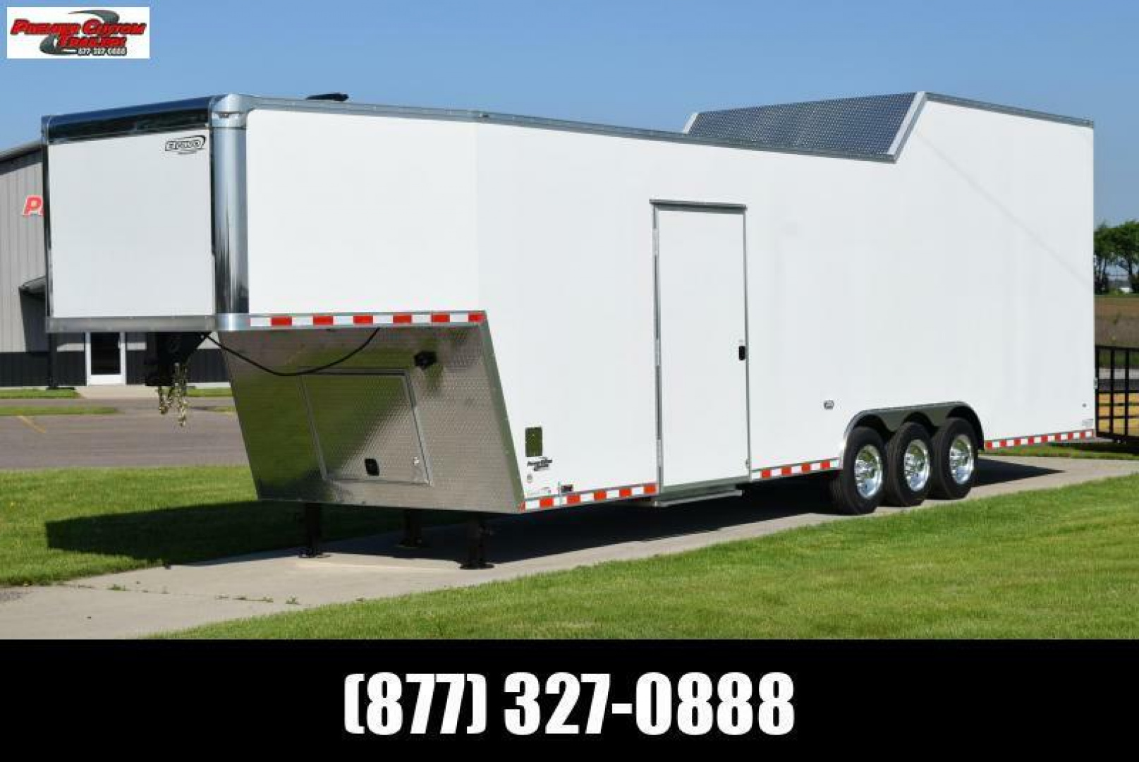 New BRAVO STAR 38' GOOSENECK PULLING TRACTOR TRAILER