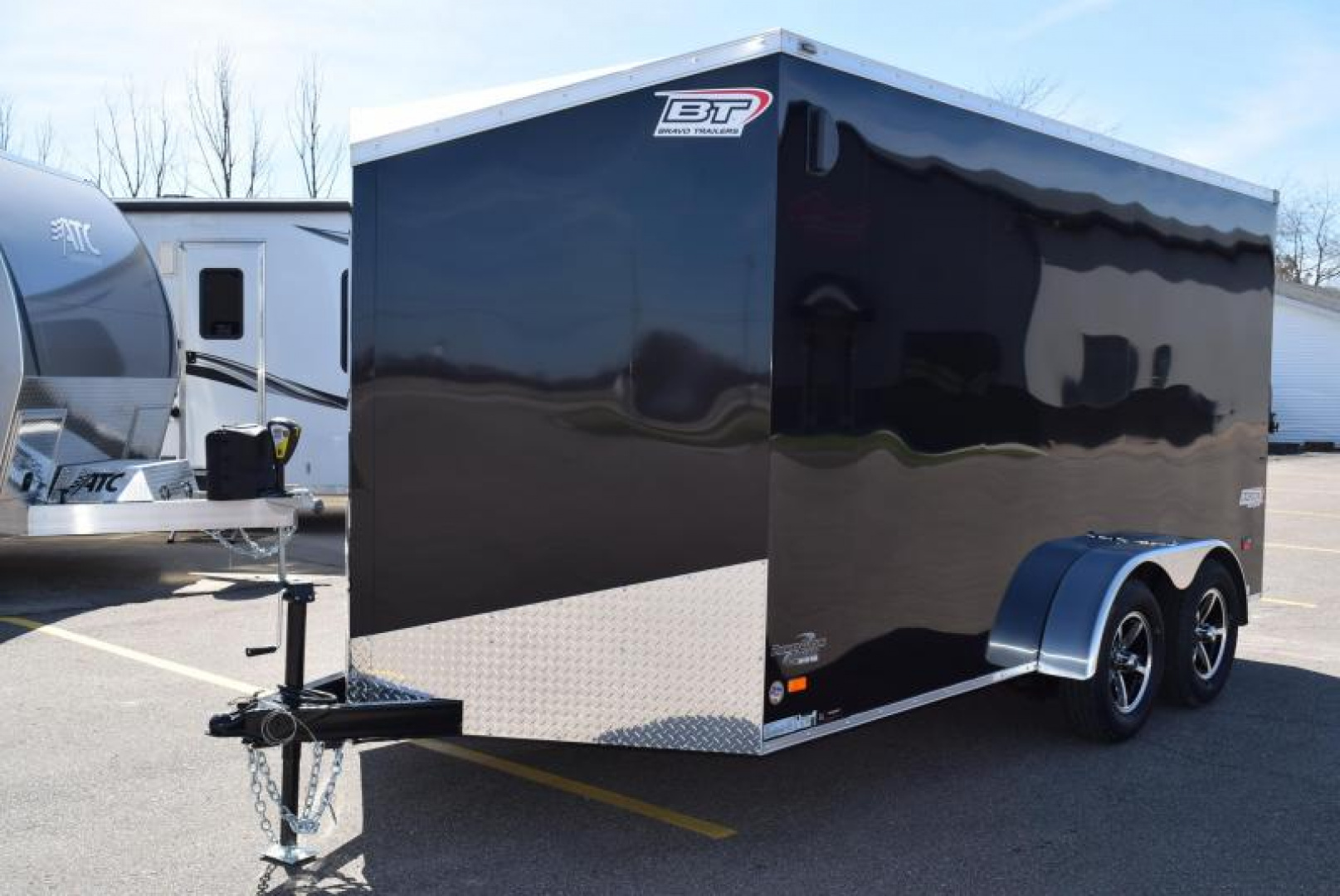 New BRAVO SCOUT 7x14 ENCLOSED MOTORCYCLE TRAILER