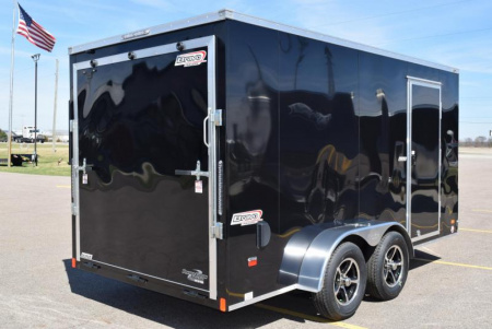 New BRAVO SCOUT 7x14 ENCLOSED MOTORCYCLE TRAILER