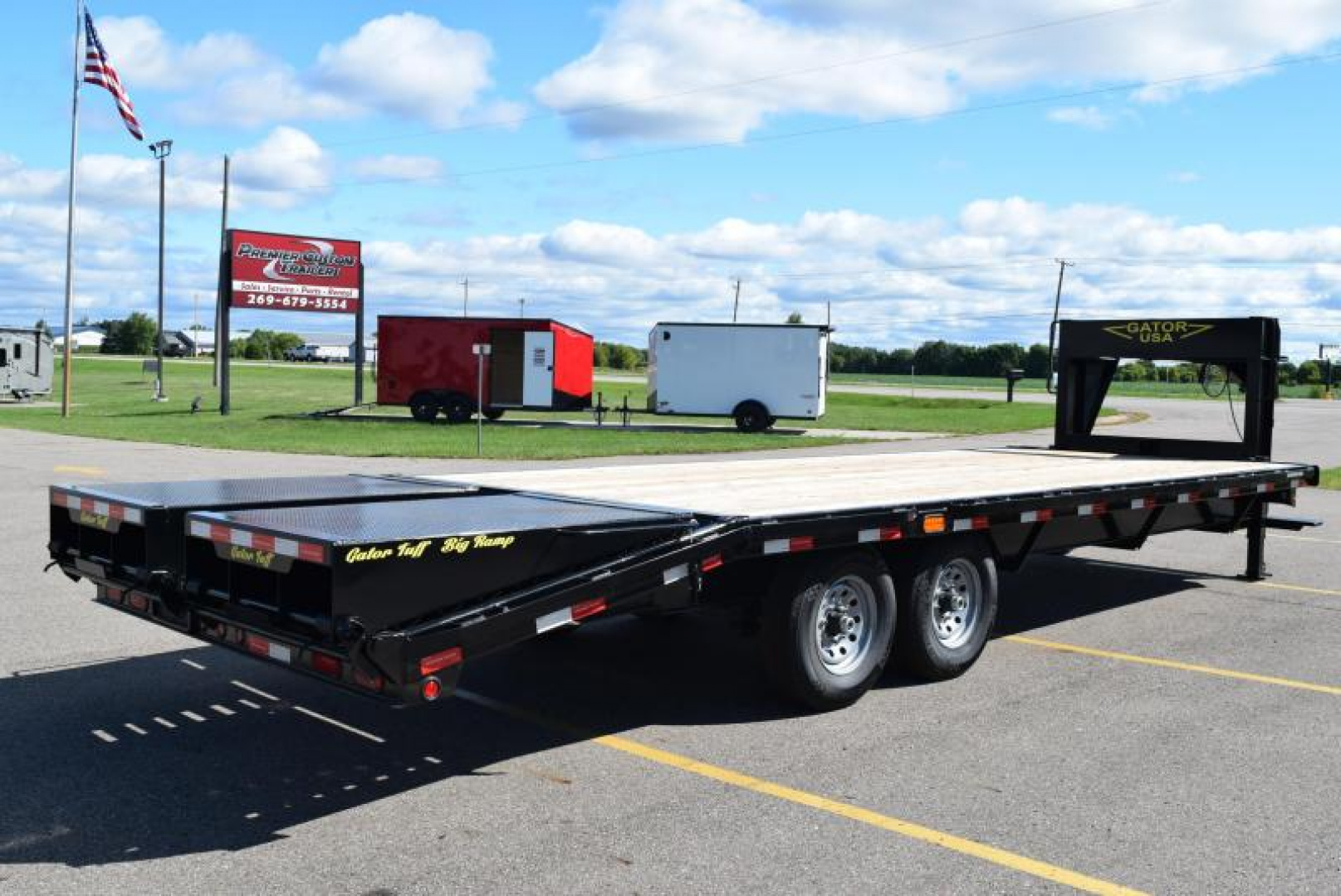 New GATORMADE 20'+5' WORKHORSE GOOSENECK HEAVY EQUIPMENT TRAILER