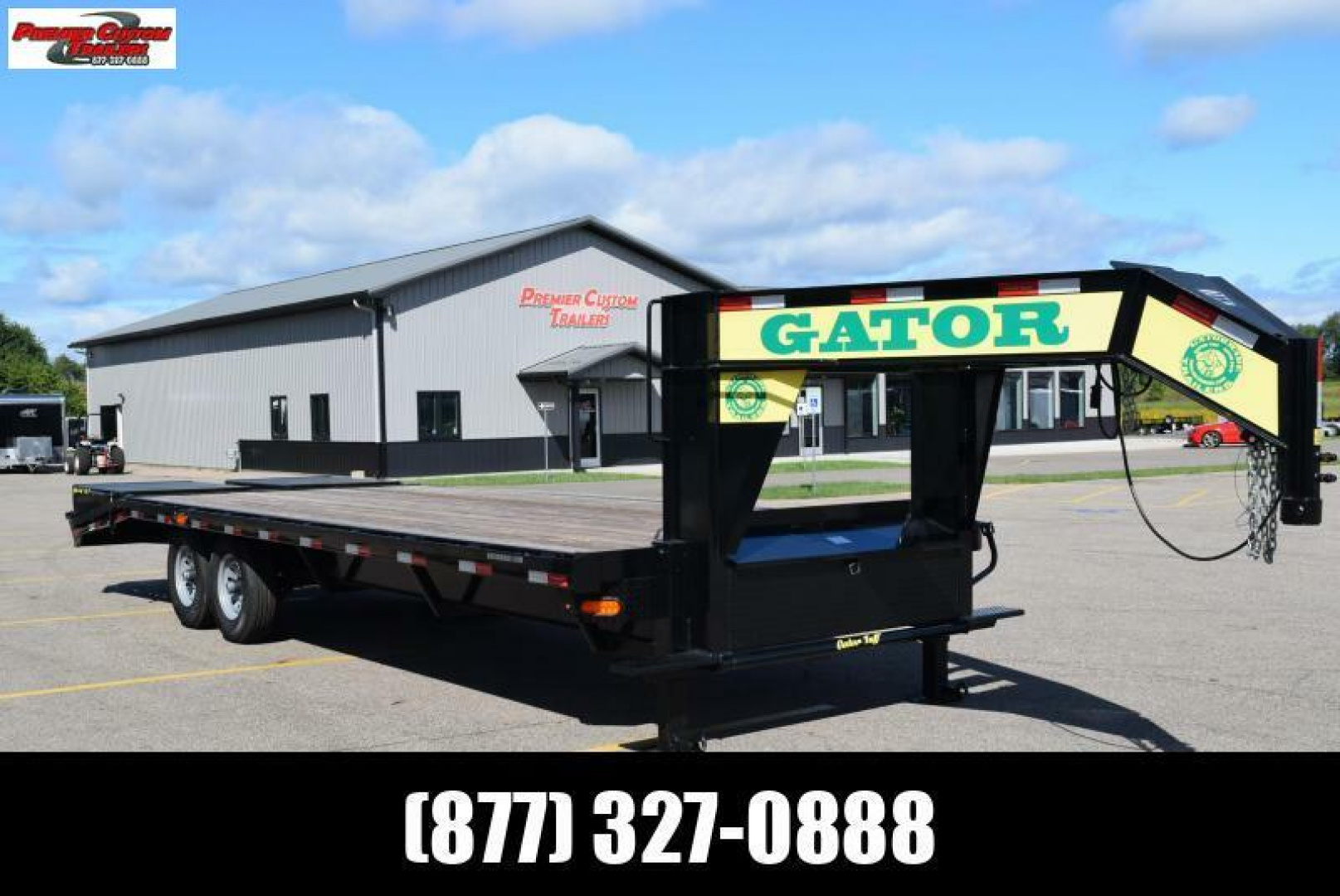 New GATORMADE 20'+5' WORKHORSE GOOSENECK HEAVY EQUIPMENT TRAILER