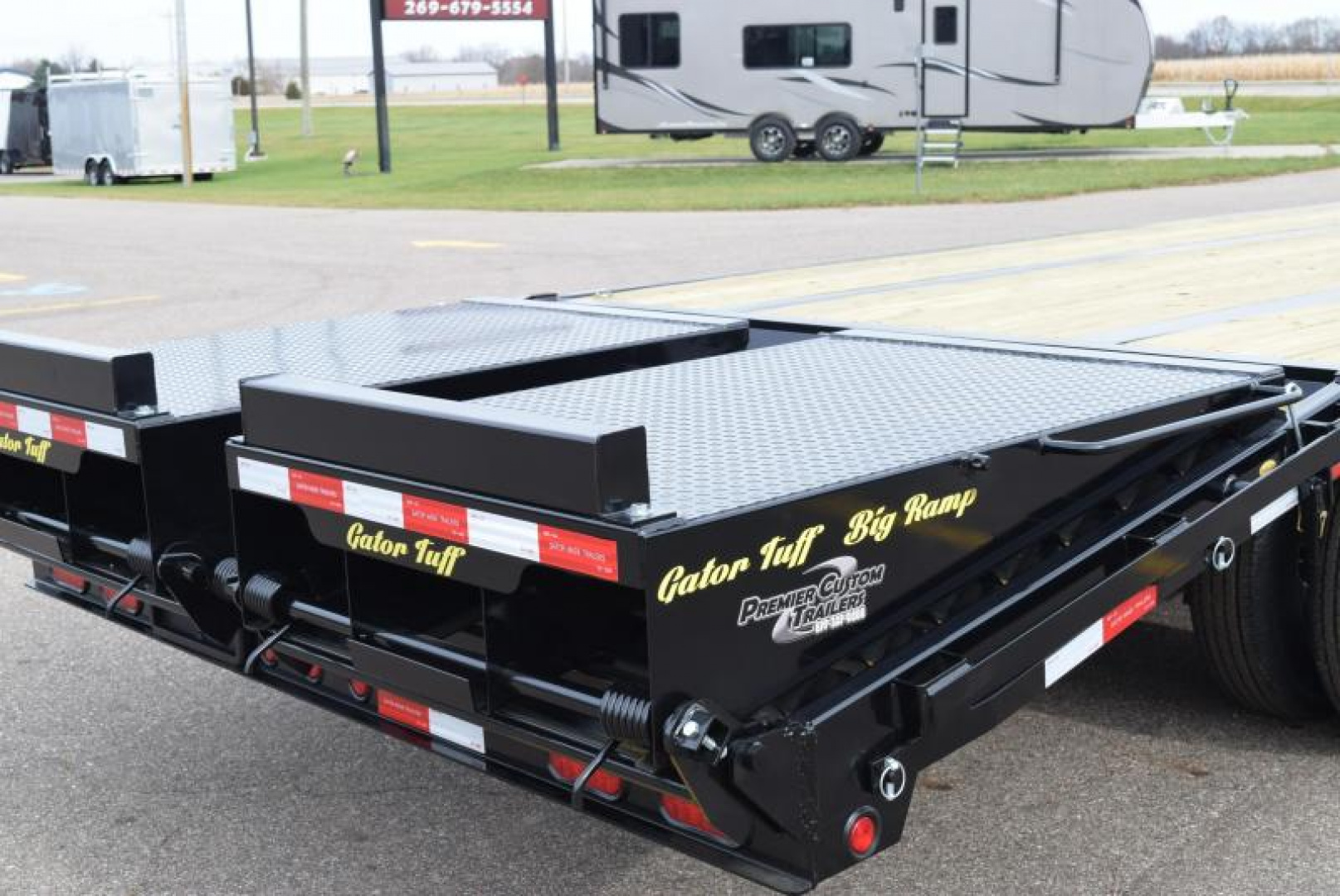 New GATORMADE 20'+5' PINTLE 22K EQUIPMENT TRAILER