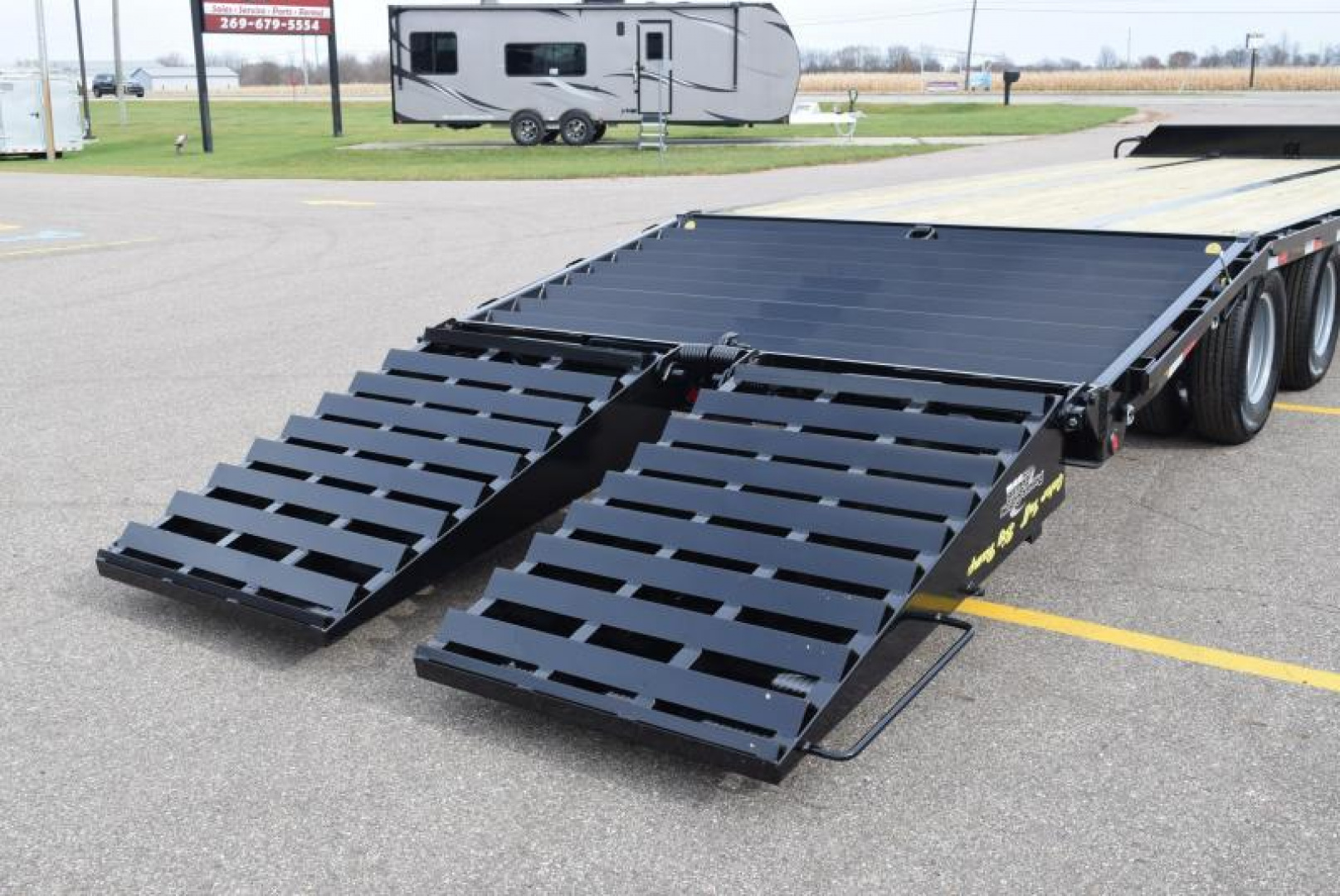 New GATORMADE 20'+5' PINTLE 22K EQUIPMENT TRAILER