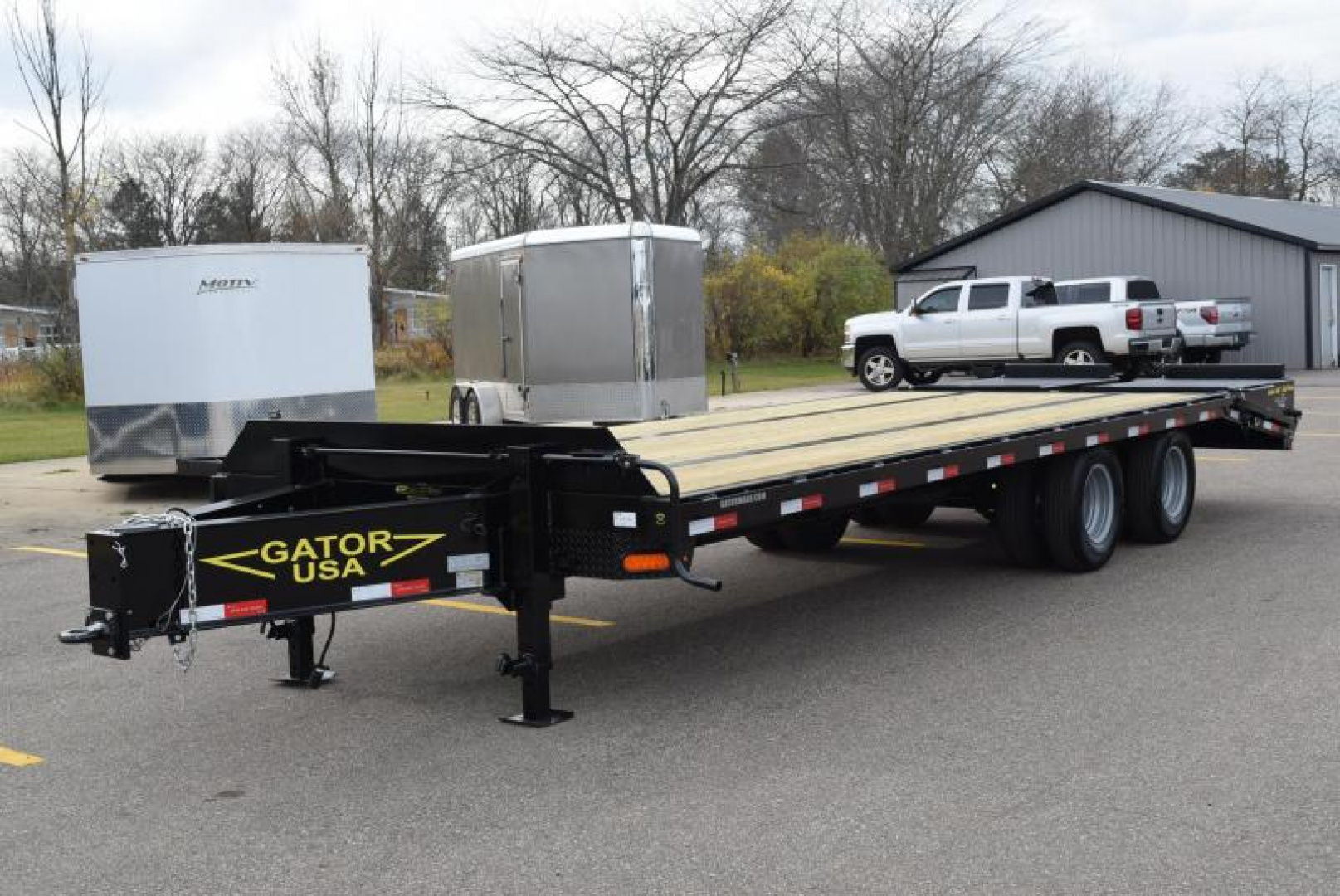 New GATORMADE 20'+5' PINTLE 22K EQUIPMENT TRAILER