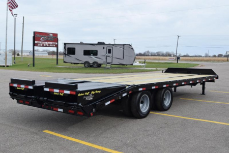 New GATORMADE 20'+5' PINTLE 22K EQUIPMENT TRAILER