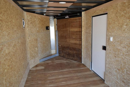 New BRAVO SCOUT 18' + 5' **MIDNIGHT EDITION** ENCLOSED SNOWMOBILE/UTV TRAILER