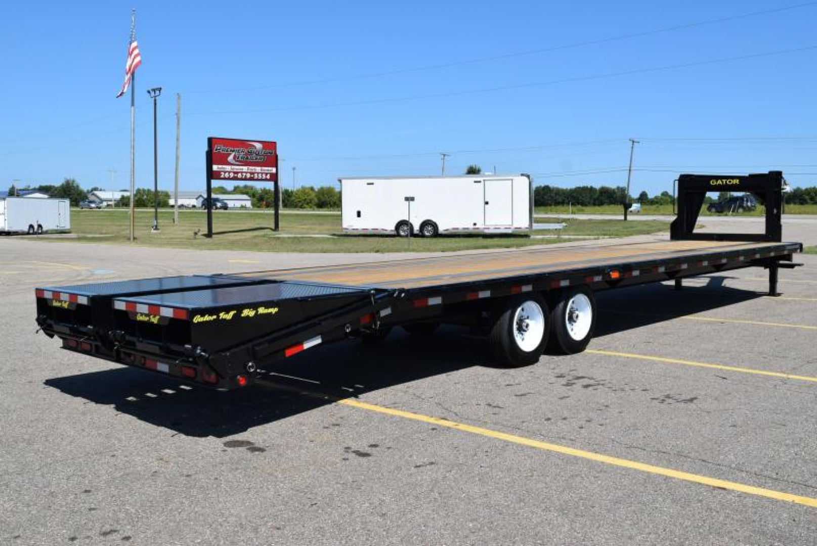 New GATORMADE 30'+5' WORKHORSE GOOSENECK HEAVY EQUIPMENT TRAILER