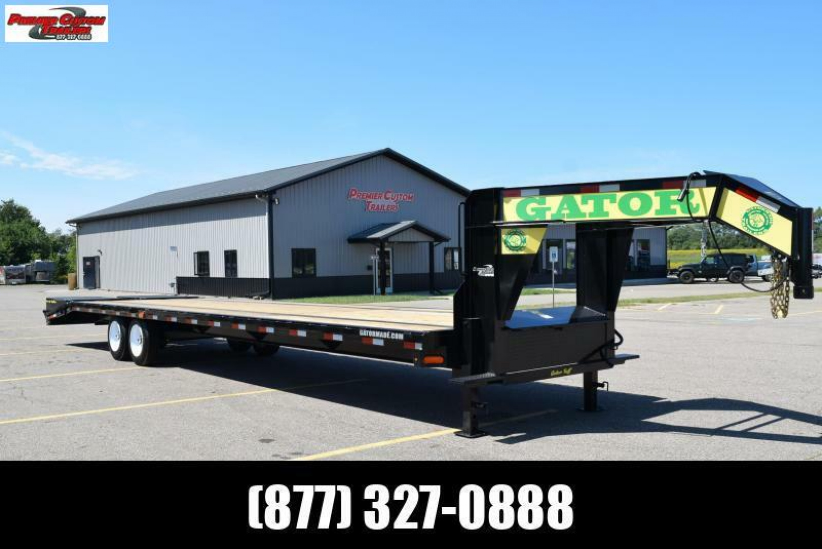New GATORMADE 30'+5' WORKHORSE GOOSENECK HEAVY EQUIPMENT TRAILER