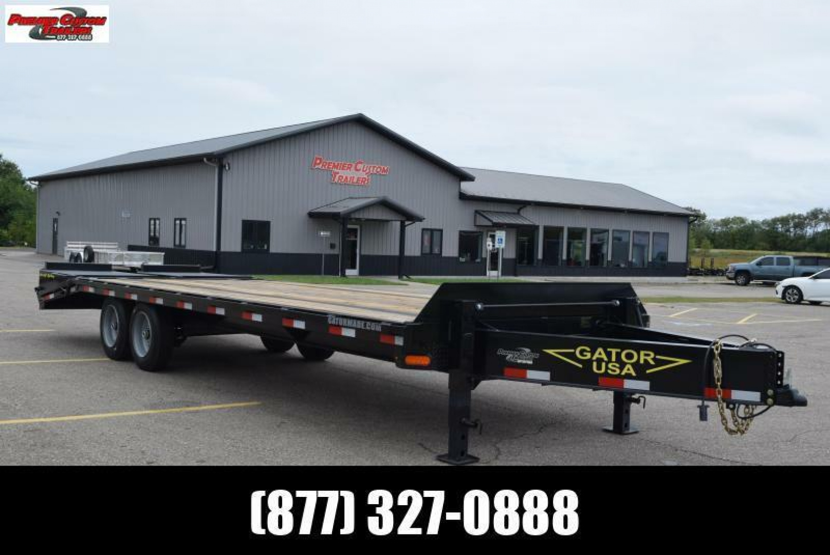 New GATORMADE 20'+5' PINTLE 16K EQUIPMENT TRAILER