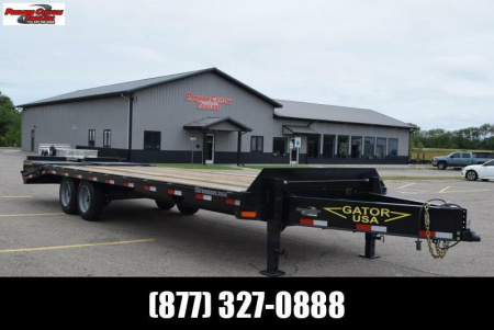 New GATORMADE 20'+5' PINTLE 16K EQUIPMENT TRAILER
