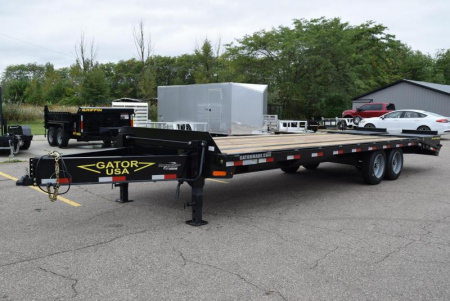 New GATORMADE 20'+5' PINTLE 16K EQUIPMENT TRAILER
