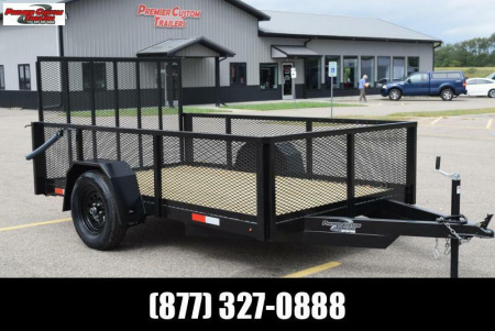 New BND 6x10 UTILITY TRAILER w/ 24  MESH SIDES