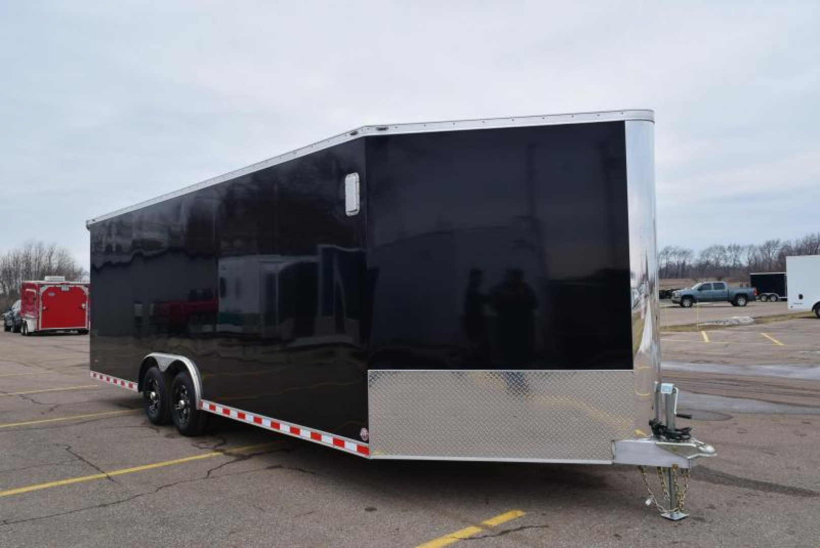 New BRAVO ALUMINUM STAR 8.5x22+5 COMBO SNOWMOBILE/CAR HAULER/UTV TRAILER