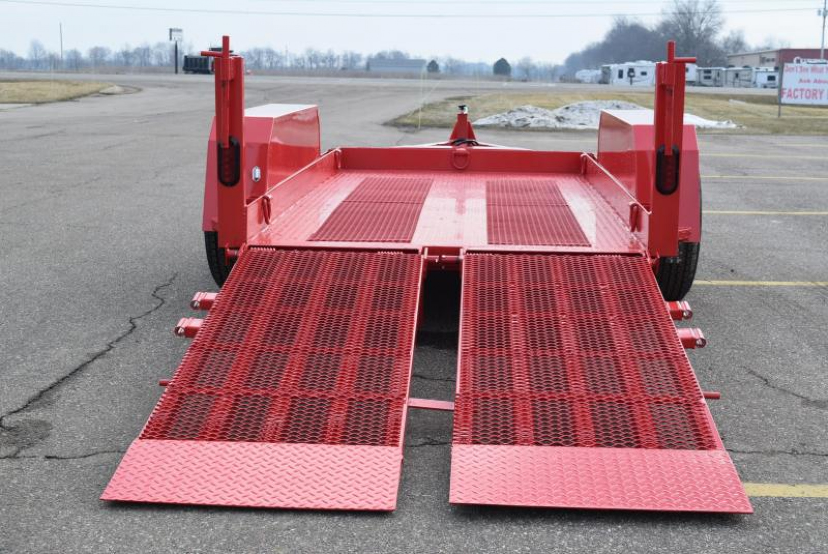 New BND 5x10 SCISSOR LIFT TRAILER w/ 5200LB AXLES