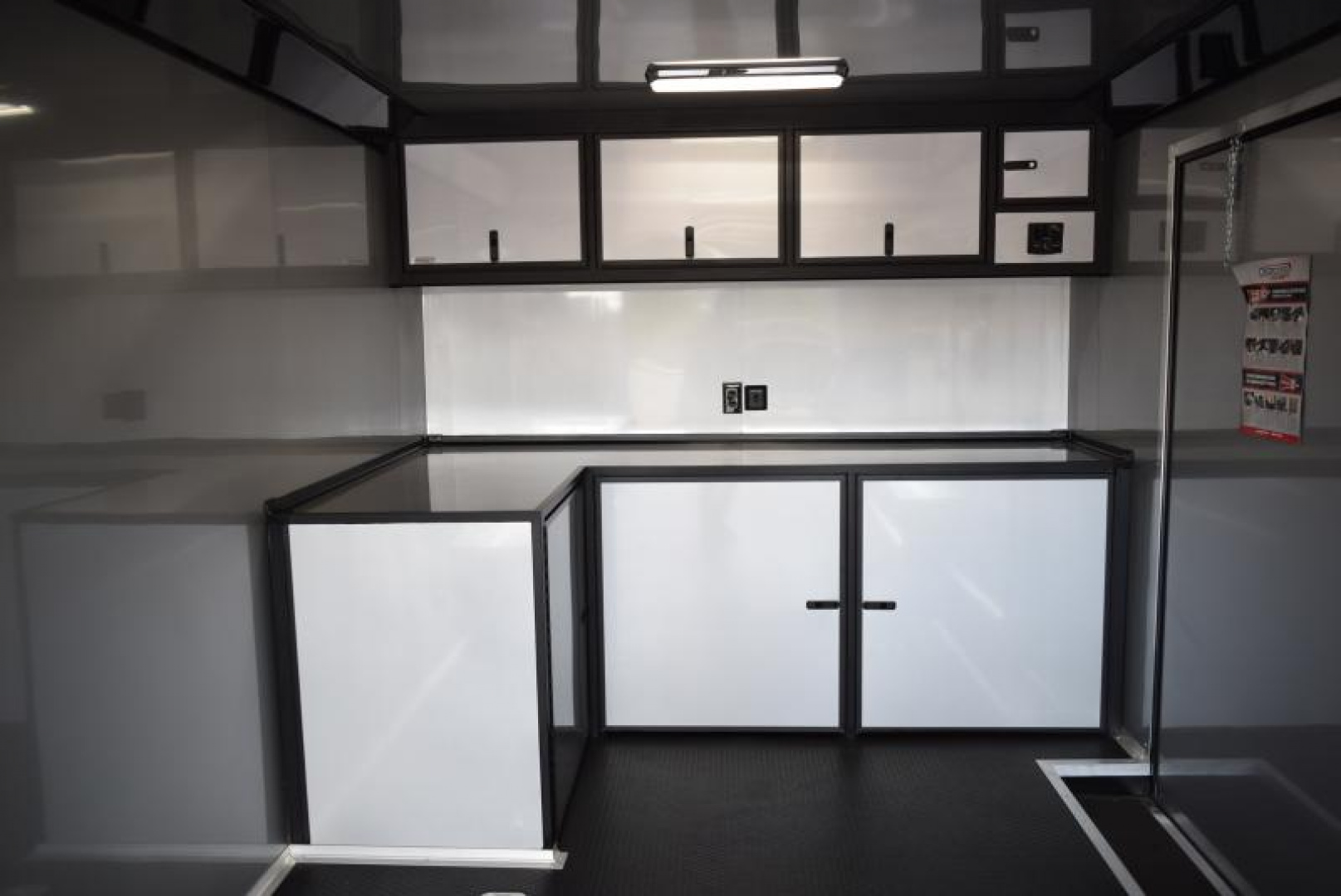 New BRAVO 8.5x28' STP ENCLOSED RACE TRAILER w/ ROCKFORD FOSGATE STEREO SYSTEM