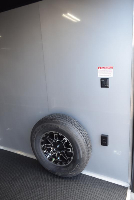 New BRAVO 8.5x28' STP ENCLOSED RACE TRAILER w/ ROCKFORD FOSGATE STEREO SYSTEM