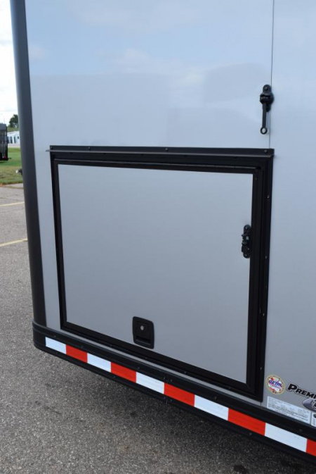 New BRAVO 8.5x28' STP ENCLOSED RACE TRAILER w/ ROCKFORD FOSGATE STEREO SYSTEM