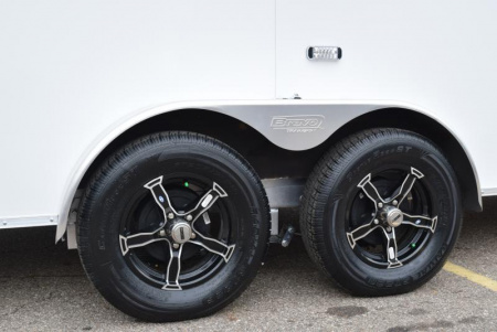 New BRAVO 7x22'+5' SILVER STAR ALUMINUM SNOWMOBILE/UTV TRAILER