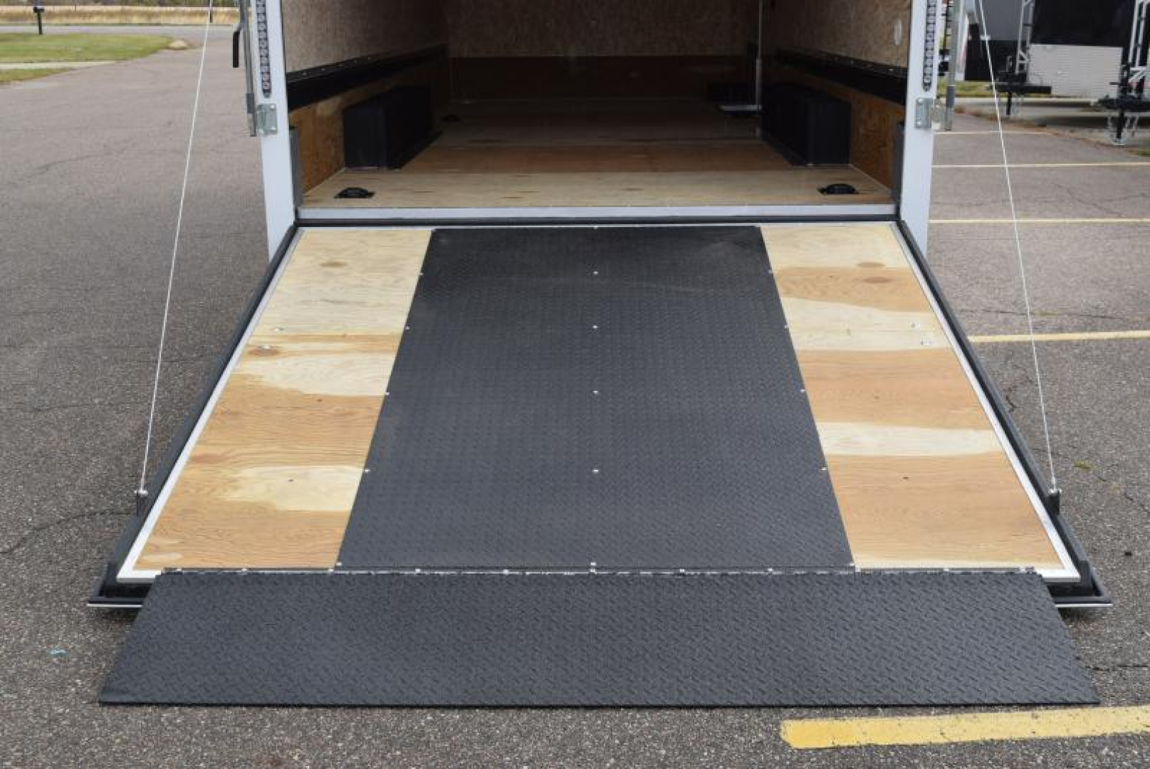 New BRAVO 8.5x20 BRUTE HEAVY DUTY CARGO TRAILER W/ SKID STEER PACKAGE