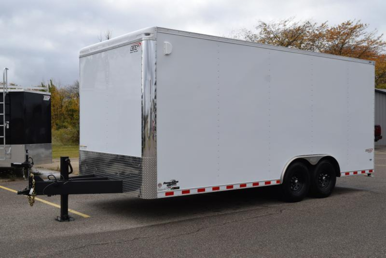 New BRAVO 8.5x20 BRUTE HEAVY DUTY CARGO TRAILER W/ SKID STEER PACKAGE