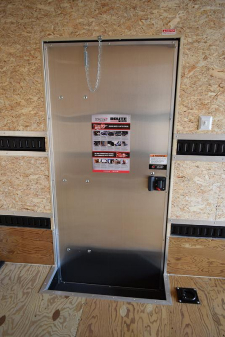 New BRAVO 8.5x20 BRUTE HEAVY DUTY CARGO TRAILER W/ SKID STEER PACKAGE