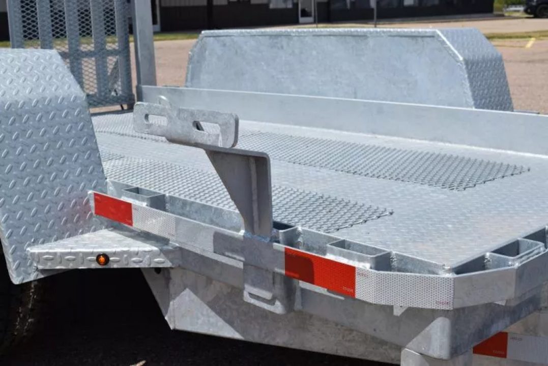 New 2026 BND Trailers 5x10 Galvanized Scissor Lift Equipment Trailer
