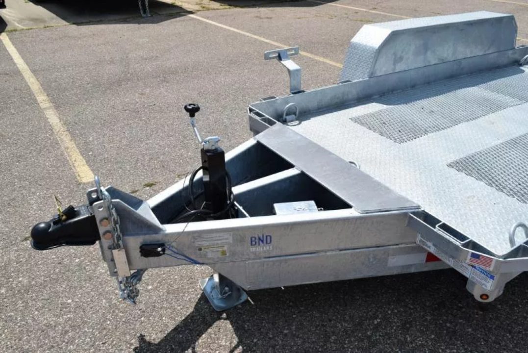 New 2026 BND Trailers 5x10 Galvanized Scissor Lift Equipment Trailer