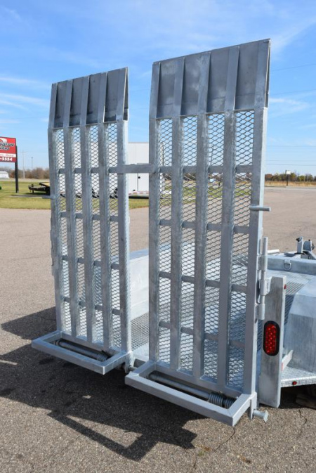 New BND 5x10 SCISSOR LIFT TRAILER w/ 5200LB AXLES **FULLY GALVANIZED**