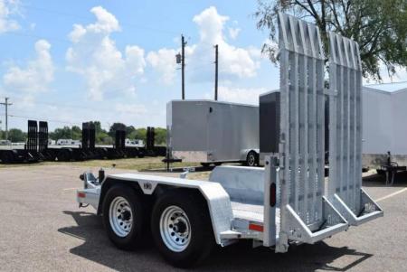 New 2026 BND Trailers 5x10 Galvanized Scissor Lift Equipment Trailer