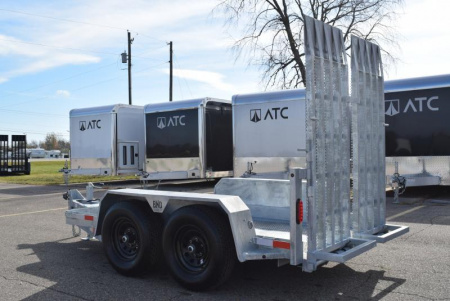 New BND 5x10 SCISSOR LIFT TRAILER w/ 5200LB AXLES **FULLY GALVANIZED**