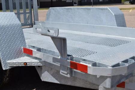 New 2026 BND Trailers 5x10 Galvanized Scissor Lift Equipment Trailer