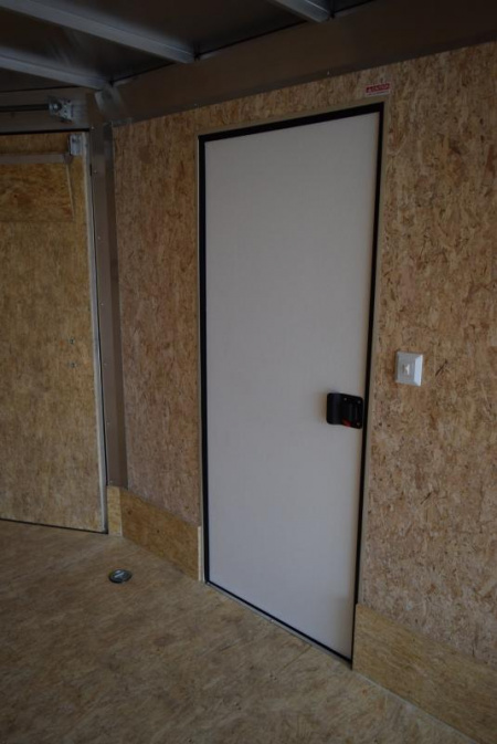 New BRAVO 7x18'+5' **MIDNIGHT EDITION** SILVER STAR ALUMINUM SNOWMOBILE/UTV TRAILER