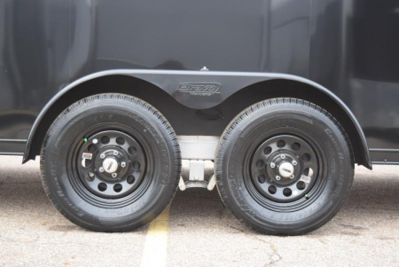 New BRAVO 7x18'+5' **MIDNIGHT EDITION** SILVER STAR ALUMINUM SNOWMOBILE/UTV TRAILER