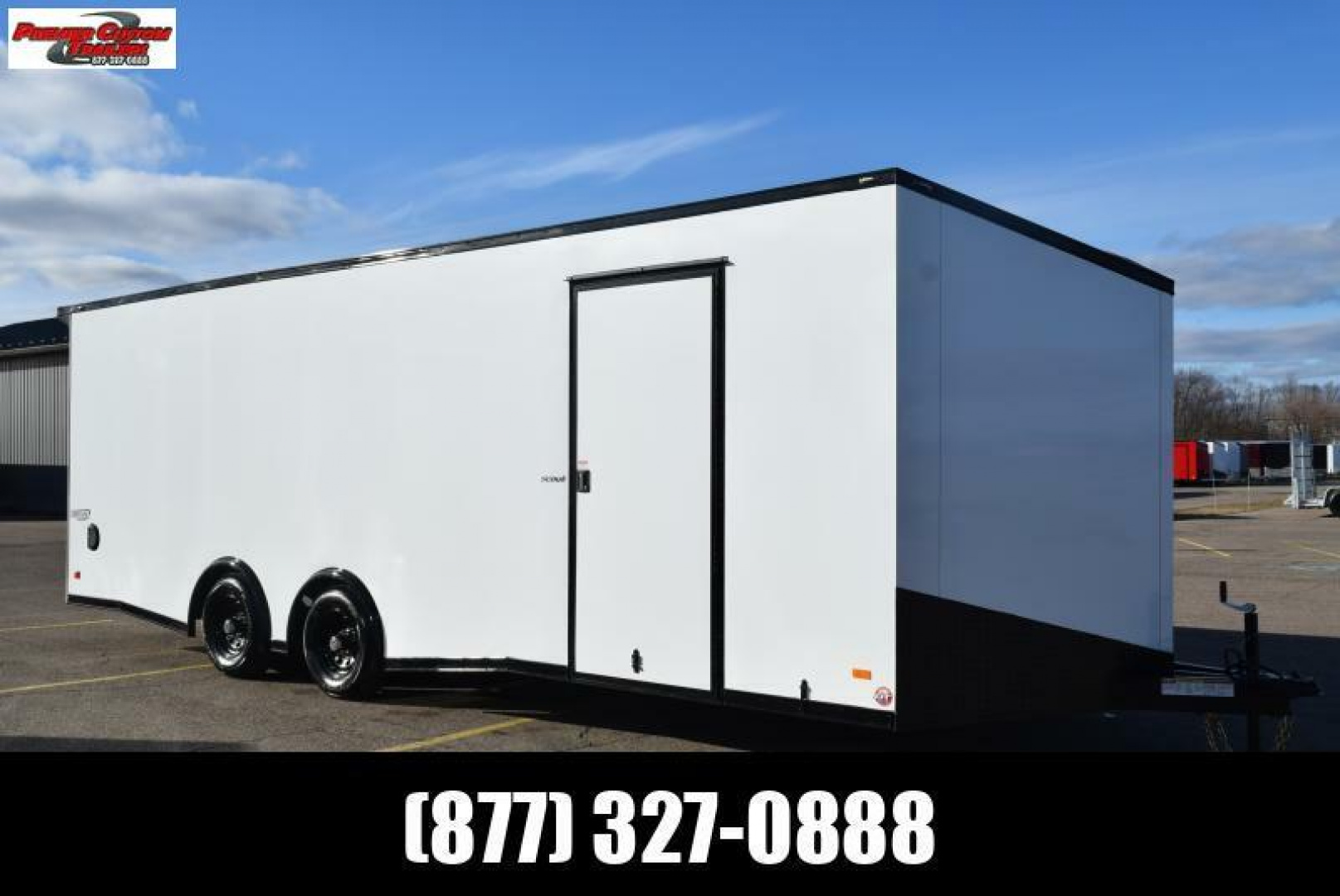 New BRAVO 8.5x24 SCOUT *MIDNIGHT EDITION* ENCLOSED CAR HAULER