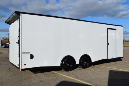 New BRAVO 8.5x24 SCOUT *MIDNIGHT EDITION* ENCLOSED CAR HAULER