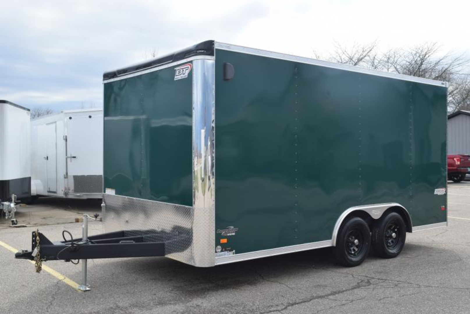 New BRAVO STAR 8.5x16 GREENPRO ENCLOSED LANDSCAPE CARGO TRAILER