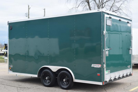 New BRAVO STAR 8.5x16 GREENPRO ENCLOSED LANDSCAPE CARGO TRAILER