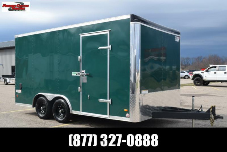 New BRAVO STAR 8.5x16 GREENPRO ENCLOSED LANDSCAPE CARGO TRAILER