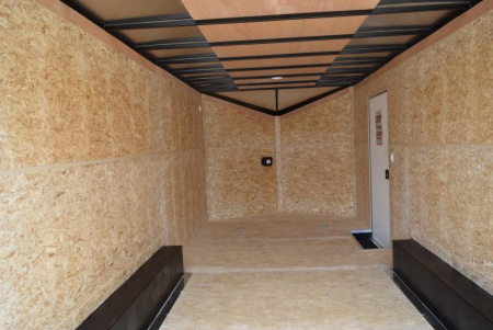 New BRAVO 8.5x20 SCOUT ENCLOSED CAR HAULER w/ 3500LB AXLES