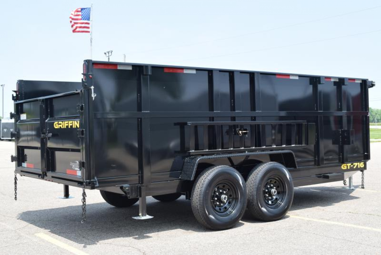 New GRIFFIN 7x16 14K DUMP TRAILER w/ 48" SIDES AND TELESCOPING CYLINDER