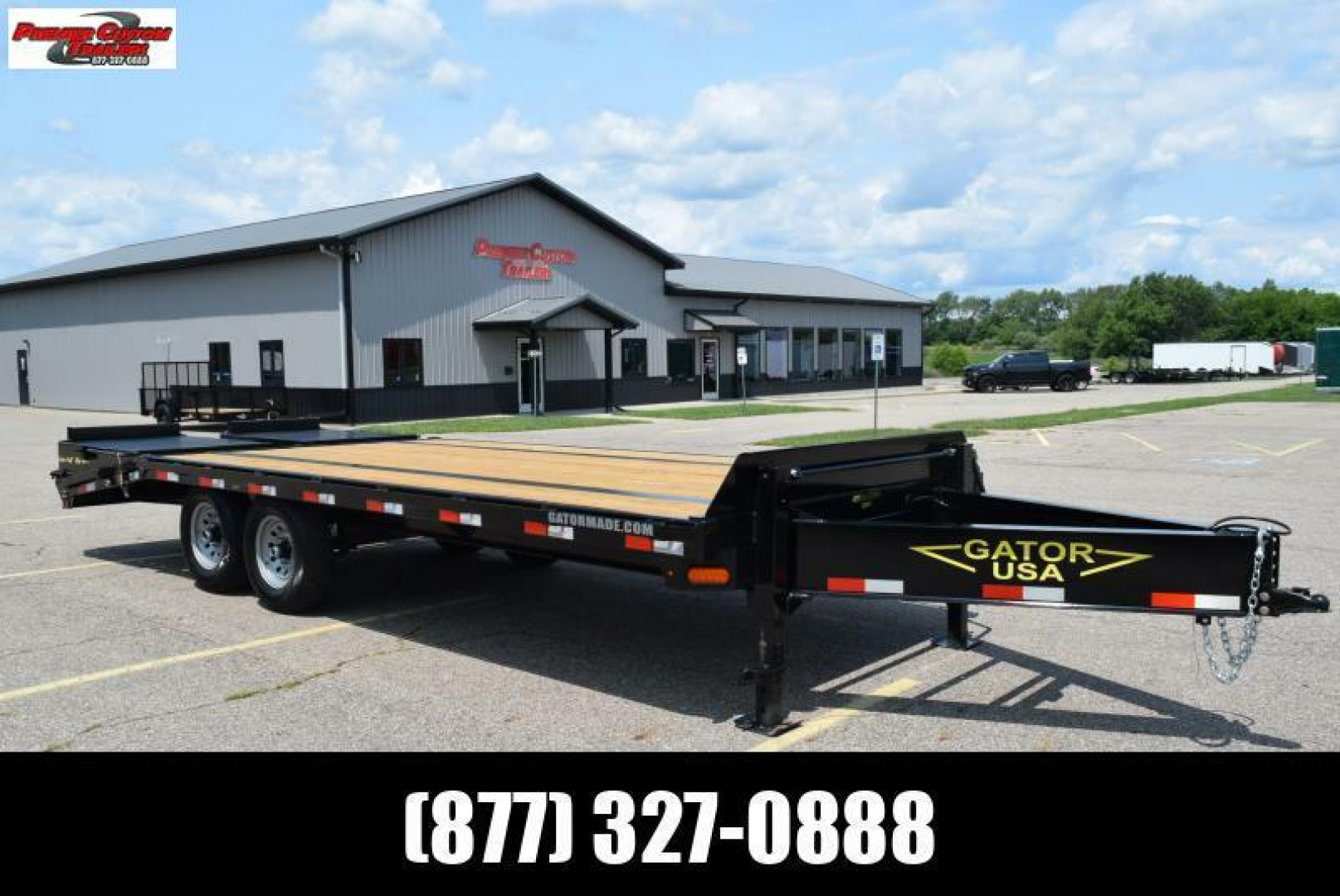 New GATORMADE 16'+5' PINTLE 14K EQUIPMENT TRAILER