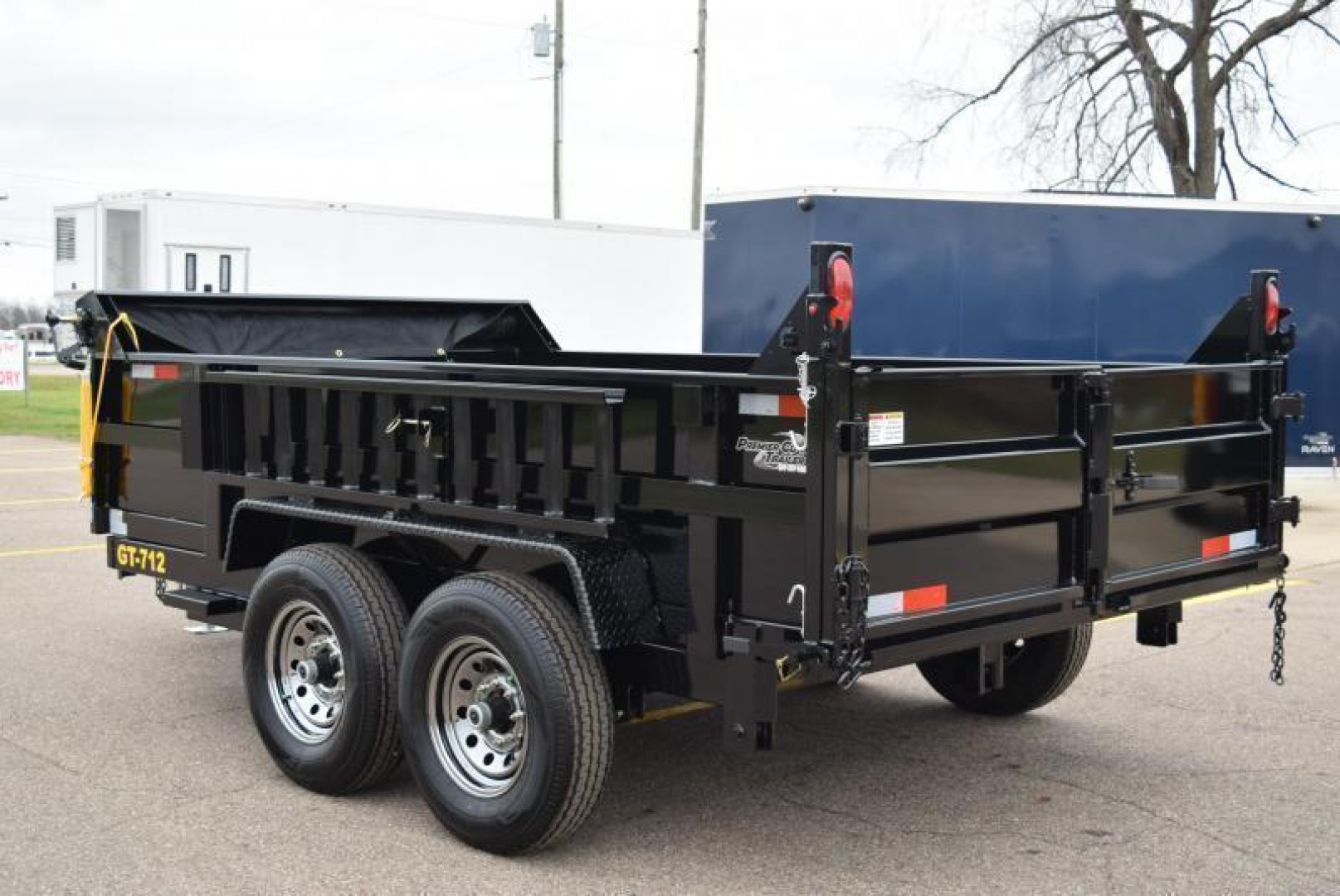 New GRIFFIN 7x12' DUMP TRAILER W/ 12K GVW