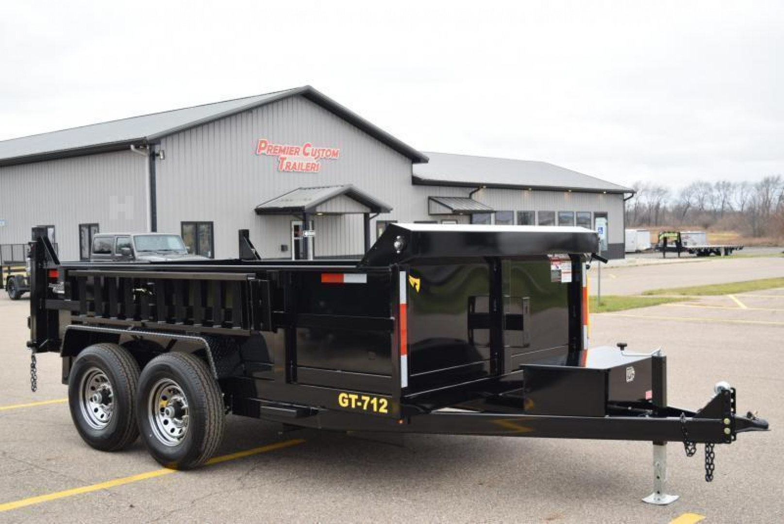 New GRIFFIN 7x12' DUMP TRAILER W/ 12K GVW