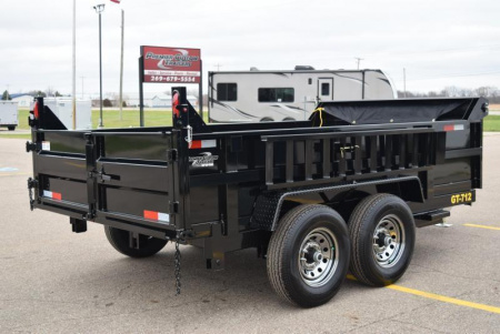New GRIFFIN 7x12' DUMP TRAILER W/ 12K GVW