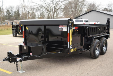 New GRIFFIN 7x12' DUMP TRAILER W/ 12K GVW